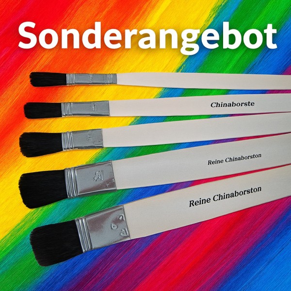 Sonderangebot Plattpinsel gerade
